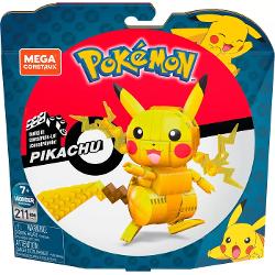 Construieste batalii si mai mari cu acest set de constructie Pikachu Acest Pok&eacutemon de tip Electric are o inaltime de peste 10 cm si poate crea o serie de pozitii eroice atunci cand il asezi in diferite pozitii pregatite pentru lupta Acest Pikachu modelat fidel include detalii de atac de tip Electric pe obraji pentru o experienta de constructie socant de autentica Ideal pentru varsta peste 6 ani