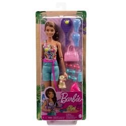 Papusa Barbie&reg stie ca ingrijirea de sine o ajuta sa se simta fericita si sanatoasa Aceste seturi de papusi si accesorii celebreaza modurile ei preferate de a se reincarca -- toate cu un catelus adorabil in carpa Copiii pot alege dintre teme precum spa un antrenament in aer liber si drumetii apoi isi pot lasa imaginatia sa o ia de acolo Fiecare se vinde separat in functie de disponibilitate Papusile nu pot sta singure Culorile si decoratiunile pot varia Pregateste-te pentru o zi 