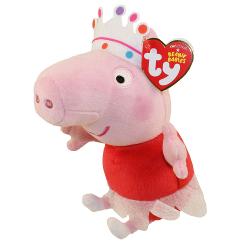 Jucarie din plus Beanie Babies PEPPA PIG - Ballerina 15cm TY 46151