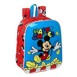 Rucsac mic gradi 27 cm Mickey MouseRucsacul mic gradi 27 cm Mickey Mouse este destinat baieteilor care merg la gradinita si il iubesc pe Mickey Mouse Il recomandam datorita dimensiunilor sale reduse si manevrabilitatii accesibile celor miciGhiozdanul are un singur compartiment principal care se inchide cu fermoarGhiozdanul este usor de transportat in spate cu ajutorul bretelelor ajustabile sau poate fi prins de un troler compatibil 