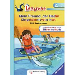 Leserabe Band 26 Mein Freund der Delfin – Die geheimnisvolle Insel Leseheft Leichter lesen lernen mit der Silbenmethode