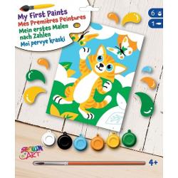 Oricine poate picta cu colectia Pictura pe numereColectia&nbsp;Prima mea pictura se adreseaza deopotriva si adultilor cat si copiilor cu varsta de minim 4 ani si ofera oportunitatea pana si celor mai tineri artisti de a crea si expune o pictura frumoasa de care sa fie extrem de mandriPentru a crea pictura nu trebuie decat sa potriviti numarul vopselei cu 