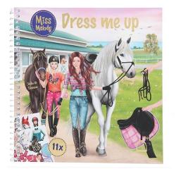 &538;inute de c&259;l&259;rie super frumoase &icirc;n cartea de autocolante &537;i de colorat Dress Me Up de Miss Melody&nbsp;Poti crea look-uri grozave pentru c&259;l&259;re&539;i &537;i prietenii lor cu copite cu 11 foi de autocolante pe 24 de pagini