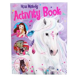 Carte de colorat si activitati pentru feteDesign Miss melodyDimensiune aproximativ 30  24  1 cmColorat &537;i desen puzzle-uri