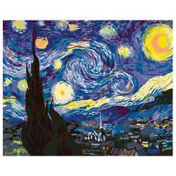 Setul de pictura pe numere te poate scufunda partial in lumea fanteziilor tale si iti ofera posibilitatea de a patrunde mai mult in lumea artei de a petrece placut si productiv timpul liber De asemenea rezultatul muncii poate sa se transforme in decor pentru casa sau o ideie minunata de cadou&nbsp; &nbsp;Ce contine setul de pictura pe numereUn desen contur cu indicarea numarului culorii 4050cm Fiecare celula de contur a imaginii este numerotata si corespunde 