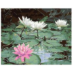 Setul de pictura pe numere te poate scufunda partial in lumea fanteziilor tale si iti ofera posibilitatea de a patrunde mai mult in lumea artei de a petrece placut si productiv timpul liber De asemenea rezultatul muncii poate sa se transforme in decor pentru casa sau o ideie minunata de cadou Ce contine setul de pictura pe numere Un desen contur cu indicarea numarului culorii Fiecare celula de contur a imaginii este numerotata si corespunde unei cutii cu vopsea Set vopsea acrilica care 