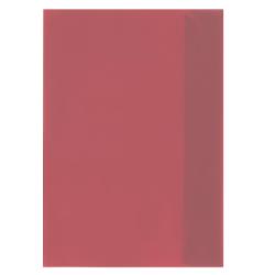 Coperta pentru caiet A4 translucida rosie
