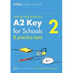 All the practice you need for a top score in the Cambridge English A2 Key for Schools qualificationWith the realistic test papers and helpful advice in Collins Practice Tests for A2 Key for Schools KET for Schools you will feel confident and fully prepared for what to expect on the day of the test It contains8 complete practice tests fully updated for the revised 2020 exam specificationAnswer keys and model answersAdditional practice by topic – more 