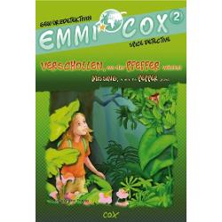 Ein deutsch-englisches Kinderbuch ab 8 Jahren Emmi Cox steht für alle abenteuerlustigen Kinder mit Wissensdurst Mädchen wie Jungen im Grundschulalter Emmi Cox ist eine Gewürzdetektivin Sobald sie sich – meist zufällig – näher mit einem Gewürz beschäftigt befindet sie sich plötzlich im Herkunftsland oder auch Hauptproduktionsland eines bestimmten Gewürzes In fernen Ländern werden Gewürze erforscht 