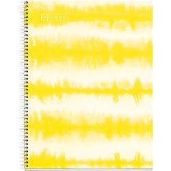 Caiet cu coperta din carton laminat extra rigid galben fluorescent mat neon si design decolorat TIE DYE120 FOI dictano cu antet pentru titluri &537;i 4 dungi de culoare pentru a v&259; putea clasifica notele&nbsp;Imprimarea offset de &icirc;nalt&259; calitate ofer&259; o mai mare subtilitate &537;i 