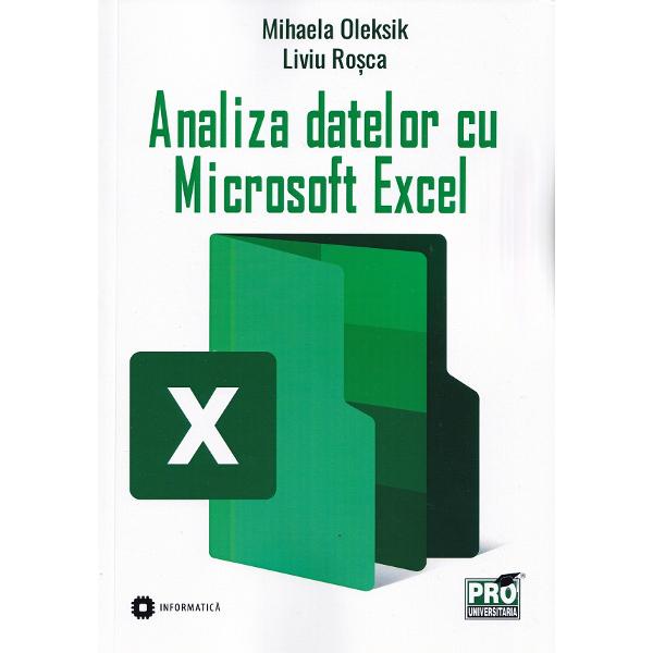 Analiza datelor cu Microsoft Excel va propune o incursiune in lumea instrumentelor Microsoft Excel dedicate analizei statistice a datelor experimentale Desi Microsoft Excel nu este un software dedicat prelucrarii statistice a datelor raspandirea acestui software &537;i mai ales faptul ca acesta contine un set impresionant de functii &537;i instrumente statistice grupate intr-un add-ins numit Data Analysis il recomanda si pentru prelucrarea statistica a datelor 