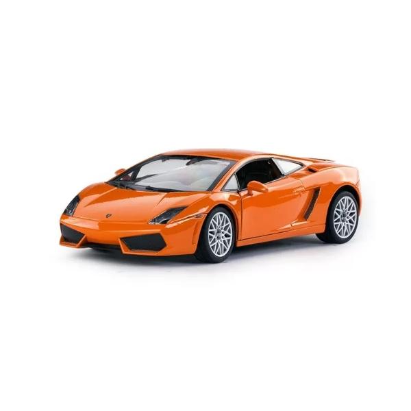 Masinuta are proportiile ideale pentru momente pline de distractie si amuzament Masinuta metalica Lamborghini Gallardo LP560-4  scara 1 la 43 are anvelope de cauciuc si un design detaliat interior-exterior realizat din materiale metalice turnate cu accesorii realizate din material plastic de calitate superioara Copilul dumneavoastra se poate juca in voie cu masina metalica Lamborghini Gallardo LP560-4 de la brandul international Rastar Nicio cursa nu este imposibil de castigat cu acesta 