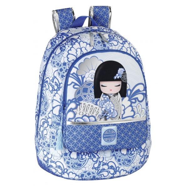 Ghiozdan rucsac&160;Kyoka by Kimmidoll&160;33 cmGhiozdan&160;rucsac&160;Kyoka by Kimmidoll&160;este un accesoriu minunat ideal pentru calatorii sau scoala datorita compartimentelor spatioase&160;Acest ghiozdan are un compartiment principal foarte spatios si un buzunar exterior in care puteti pastra lucruri importante la care aveti nevoie de acces rapidDimensiune&160;33 x 46 x 18 cm