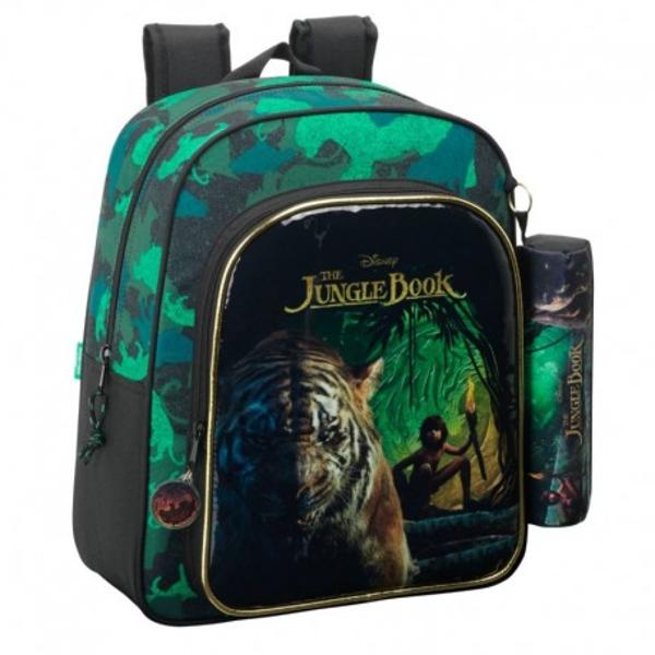 Ghiozdan clasa 0 si penar JUNGLE BOOK 32x38x12 este un accesoriu ideal pentru scoala dar si pentru calatorii datorita spatiului mare de depozitare si a mobilitatii aduse utilizatorului Ghiozdanul are doua compartimente foarte incapatoare si usor de folositDimensiune32x38x12 cm