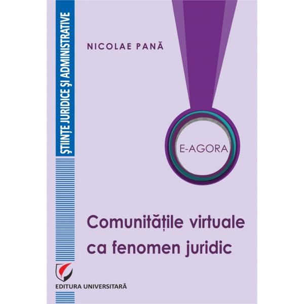 E-Agora poate suporta o asociere in termeni cu lumea online insa asta ar insemna o inglobare a tuturor comunitatilor intr-o lume atotcuprinzatoare o macrocomunitate prezentata ca o copie a universului perfect functional tocmai prin prisma micilor anomalii care nu se pot explica prin concepte cunoscute prezentului Tocmai pentru ca Agora nu a insemnat niciodata o organizare ideala a lumii offline E-Agora nu poate reprezenta organizarea functionala a lumii online E-Agora este limitata tocmai 