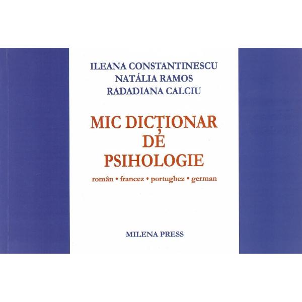 Mic dictionar de psihologie Roman francez portughez german
