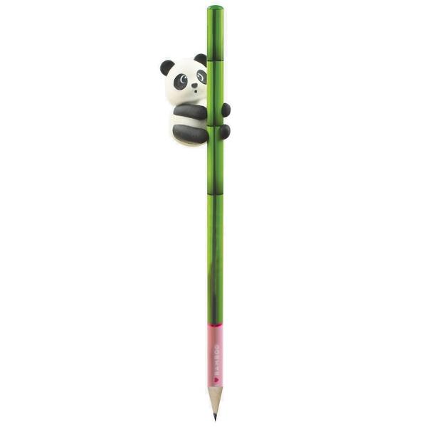 Creion cu radiera in forma de ursulet pandaDiametru 07 cm lungime 18 cm