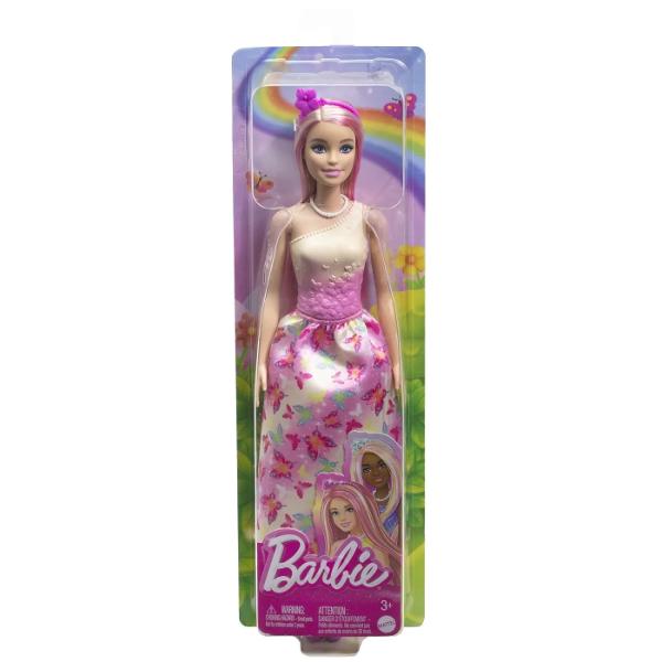 Aceasta papusa Barbie regala vine intr-un curcubeu de culori visatoare Papusile Barbie inspira copiii sa se scufunde direct in povesti Fiecare papusa poarta un costum care celebreaza tendintele actuale cu culori vii si un design indraznet Aspectele unice incurajeaza povestile din lumea reala despre distractia la soare aventurile cu tematica fashion si multe altele Cu moda in tendinte si detalii demne de o fotografie papusile inspira stilistul din tine Aceasta linie se inspira din 