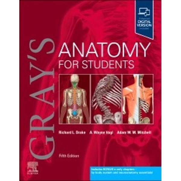 Concise readable text and an outstanding art program make Grays Anatomy for Students 5th Edition your go-to text for essential information in human anatomy This fully revised volume focuses on the core information medical students need to know in an easy-access format and with additional multimedia content to facilitate effective study and mastery of the material A team of expert authors share a wealth of diverse teaching and clinical experience—all enhanced by more than 1000 