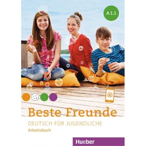 Zielniveau A11 Arbeitsbuch mit Audios online- jede Lektion enthält sieben vierfarbige Seiten- zahlreiche Übungen zu Grammatik Wortschatz und Redemittel für die Arbeit im Unterricht oder zum selbständigen Lernen zu Hause- umfangreiches Angebot an selbstentdeckender kontrastiv angelegter Grammatikarbeit- klar ausgewiesenes kleinschrittiges 