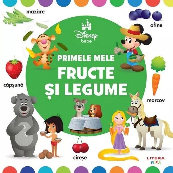 Mere struguri afine banane dovlecei cartofi varza Descopera fructele si legumele alaturi de personajele DisneyIlustratii color
