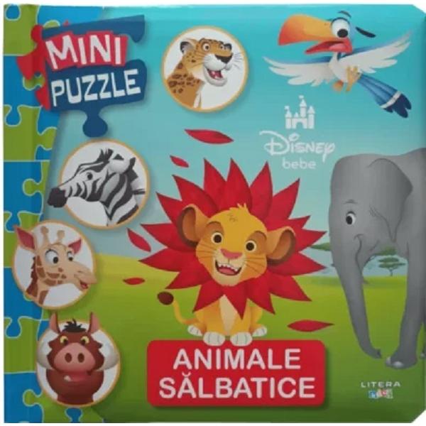 Fa cunostinta cu familia si prietenii lui Simba dar si cu animalele din savana si joaca-te cu cele 4 planse de puzzleIlustratii color
