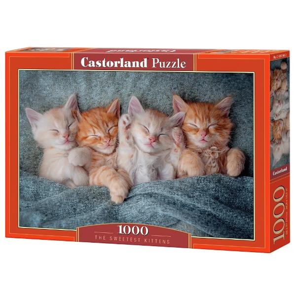 Puzzle cu 1000 de piese Castorland - The Sweetest Kittens