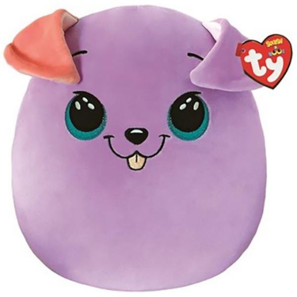 Jucarie de plus TY Squishy Boos - Bitsy catel violet 22 cm