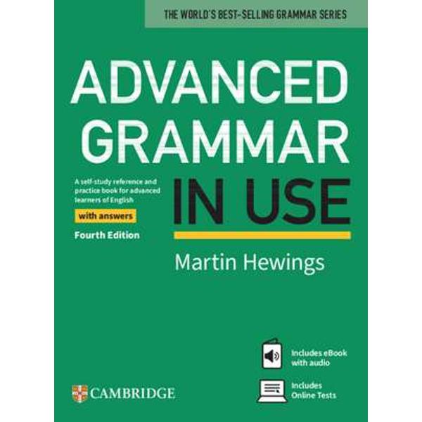 A grammar reference and practice book for learners of English at advanced CEFR C1–C2 level Perfect for self-study but also ideal for supplementary activities in the classroom This fourth edition is the highest level in a series that has been used by millions of language learners and teachers around the world It contains 105 units including five new units on grammar for academic purposes Online resources are also included a 36-month subscription to the eBook version with audio 