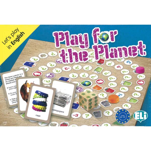 Let’s play and have a clean world Choose the correct bin for the rubbishand answer the questions Play and practise vocabulary related to theenvironment recycling renewable energy organic agriculture and food The box contains• a playing board with 100 spaces;• a dice;• 60 photographic cards;• 72 game cards;• a teacher’s booklet