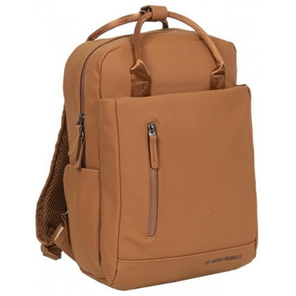 Rucsac New Rebels Harper-Miami Laptop culoare cognacRucsacul Harper-Miami Laptop se remarca prin combinatia dintre rezistenta compartimentarea inteligenta si designul modern Este alegerea perfecta pentru persoanele active si organizate care au nevoie de un rucsac fiabil si functional pentru a-si transporta laptopul si alte obiecte esentiale intr-un mod sigur si convenabilAvantajeRezistenta la apa Materialul poliuretan impermeabil asigura protectia continutului 