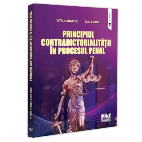 In contextul transformarilor prin care trece Republica Moldova si mai cu seama din perspectiva demararii procesului de asociere cu Uniunea Europeana un rol deosebit il are alinierea cadrului legislativ la standardele si principiile acceptate si unanim recunoscute pe plan internationalUn rol deosebit in sirul pilonilor dreptului procesual penal il are principiul contradictorialitatii Cu siguranta intr-o societate democratica 