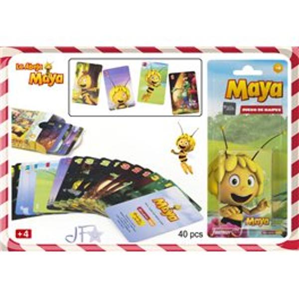Carti de joc pentru copii Albinuta MayaCarti de joc pentru copii cu Albinuta Maya set-ul contine 40 de carti fiecare avand imprimat cate un personaj din filmDimensiuni pachet 65 x 10 x 15 cmVarsta recomandata 3 ani