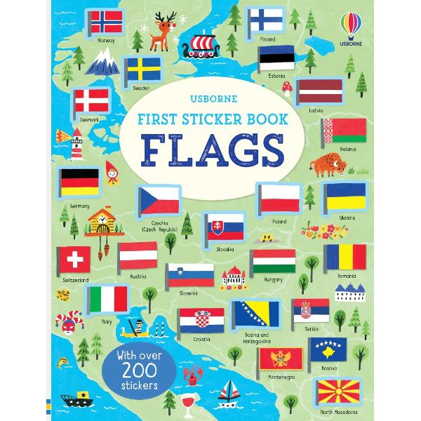 Discover the flag of every country in the world with this colourful sticker book Children can match the stickers to the correct countries on the maps – and learn more about countries and continents too With over 190 stickers to add to the colourfully illustrated pages plus links to websites with quizzes and activities 