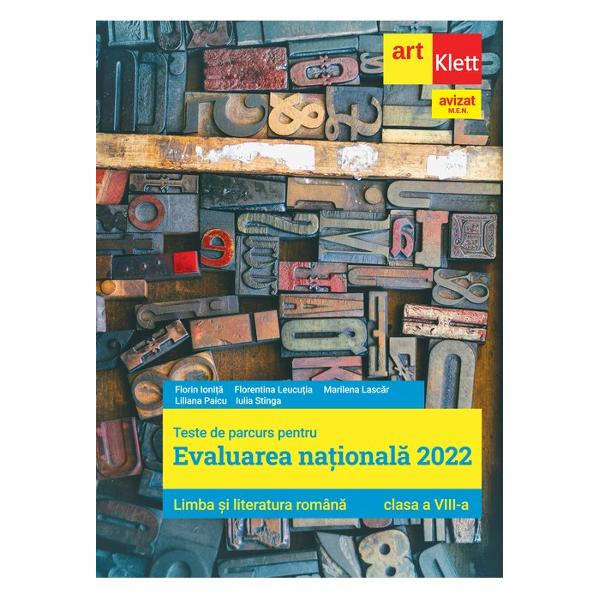 Lucrarea este în conformitate cu programa &351;colar&259; pentru Evaluarea Na&355;ional&259; 2021 disciplina limba &351;i literatura român&259; aprobat&259; prin Ordinul de ministru nr 3472 din 10 martie 2020 Cartea are dou&259; sec&355;iuniPrima sec&355;iune cuprinde 35 de teste repartizate astfel încât s&259; urm&259;reasc&259; parcurgerea în totalitate a materiei studiate la clas&259; &351;i selectate în 