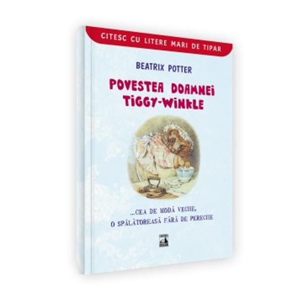 Doamna arici Tiggy-Winkle o spalatoreasa care locuie&537;te într-o casu&539;a minuscula de pe un deal le asigura haine proaspat spalate animalelor &537;i pasarilor din apropiere Reu&537;e&537;te micu&539;a Lucie sa î&537;i gaseasca la ea batistu&539;ele &537;i &537;or&539;ule&539;ele disparuteScrisa &537;i ilustrata de Beatrix Potter Povestea doamnei Tiggy-Winkle a fost publicata pentru prima oara în octombrie 1905 Lucie Carr o feti&539;a 