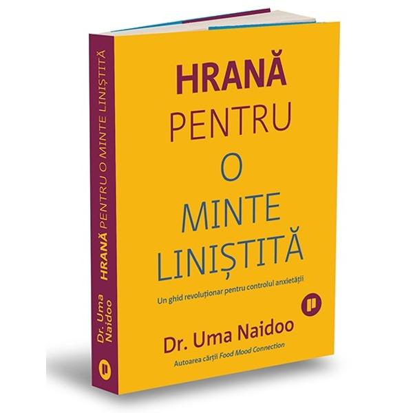 Pornind de la cele mai recente descoperiri &537;tiin&539;ifice cu privire la leg&259;turile dintre diet&259; &537;i anxietate Uma Naidoo ne arat&259; cum s&259; folosim eficient hrana &537;i nutri&539;ia ca instrumente esen&539;iale pentru o  minte lini&537;tit&259;În aceast&259; carte ve&539;i afla despre• efectul inflama&539;iei asupra multor aspecte de la anxietate la depresie &537;i la boala Alzheimer;• trilioanele de 