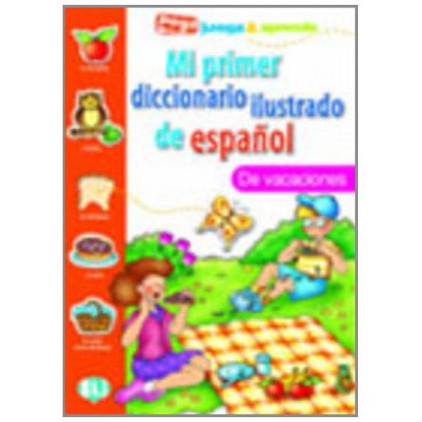 Cada libro presenta un tema diferente el cual se desarrolla a través de 8 desplegables ilustrados Dos niños guían la lectura mientras se completan las actividades con las pegatinas Además juegos de observación y de colorear Títulos • El colegio • La casa • La ciudad • De vacaciones