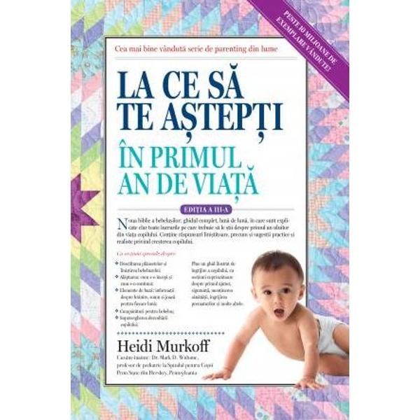 Noua biblie a bebelusilor ghidul complet luna de luna in care sunt explicate clar toate lucrurile pe care trebuie sa le stii despre primul an uluitor din viata copilului Contine raspunsuri linistitoare precum si sugestii practice si realiste privind cresterea copilului Cu sectiuni speciale despre•  Descifrarea plansetelor si linistirea bebelusului;• Alaptarea cum s-o incepi si cum s-o continui;• Elemente de 