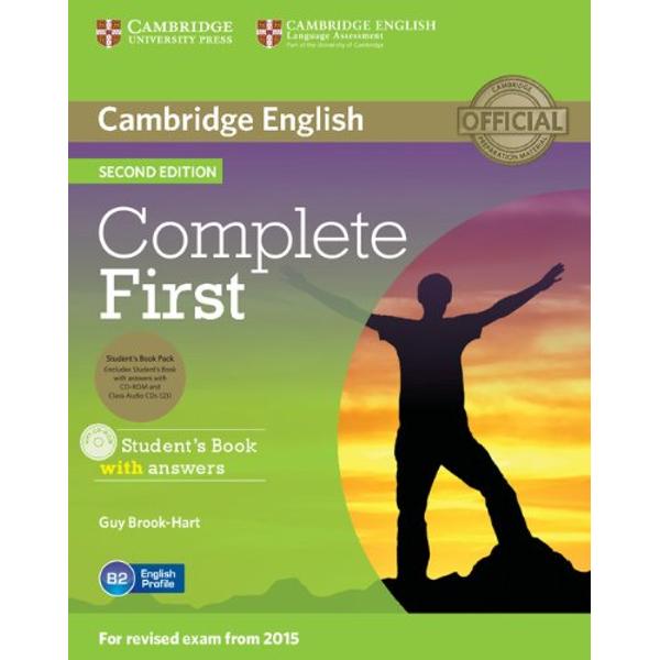 Complete First provides thorough preparation for the revised 2015 Cambridge English First FCE exam It combines the very best in contemporary classroom practice with first-hand knowledge of the challenges students face This course provides comprehensive language development integrated with exam-task familiarisation There are exercises to help students avoid repeating the typical mistakes that real exam candidates make as revealed by the Cambridge Learner Corpus This topic-based course 