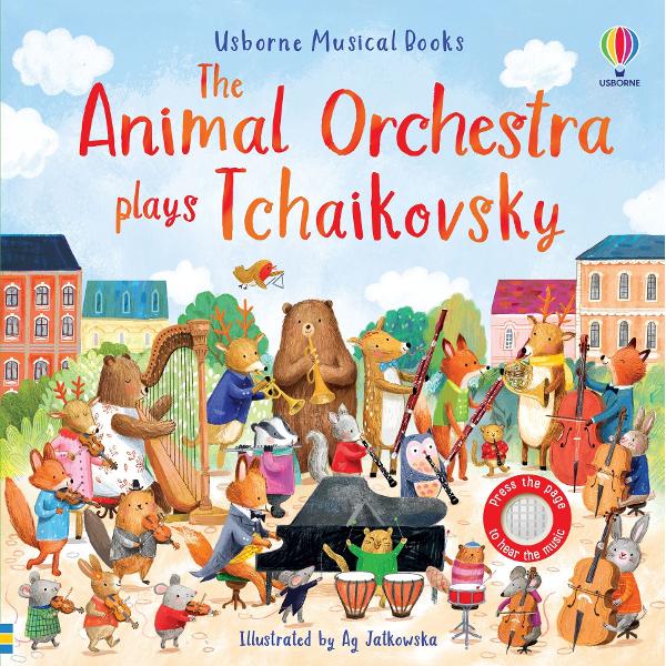 Discover the magic of Tchaikovskys music as you press the buttons in this beautifully illustrated sound book There are five of his most famous tunes to hear including excerpts from Swan Lake the piano concerto and the 1812 Overture The animals also tell us a little bit about Tchaikovskys life on each page making this a perfect introduction to one of the greatest composers of all time 