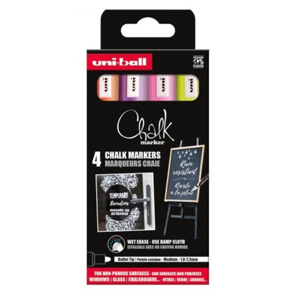 Marker creta CHALKMarker cu creta lichida cu care se poate scrie si poate fi sters pe tabla neagra tabla verde whiteboard sticla si alte suprafete lucioase inclusiv plastic si metal Culori vii si opacePerfect pentru pub-uri &537;i semne de restaurante vârful s&259;u lat face din acest marker un excelent instrument de scris si desenat bun pentru litere de mân&259; &537;i desene îndr&259;zne&539;e &537;i robuste Nu este 