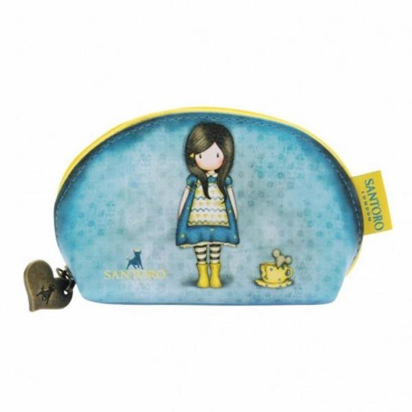 Gorjuss Pouch scoica-Little Friend este un accesoriu perfect pentru a va depozita si transporta diverse obiecte de mici dimensiuni Cu ajutorul acestui pouch va puteti pastra lucrurile in siguranta intr-un mod elegant Pouch-ul are un design placut avand ilustrata pe ambele parti o simpatica fetita Gorjuss Fermoarul este in forma de inima conferind obiectului o delicatete apartep stylecolor 