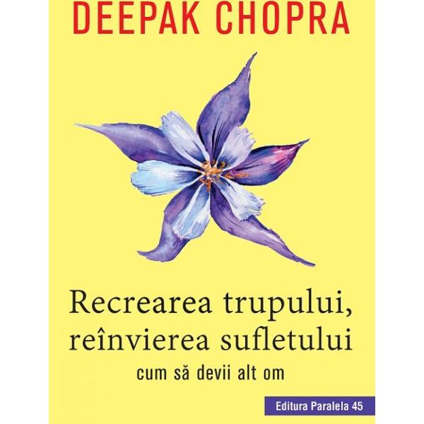 Corpul uman are neb&259;nuite puteri de a se transforma &537;i re&238;nnoi continuu Dar acesta e un &8222;miracol uitat&8221; &238;n zilele noastre Deepak Chopra ne arat&259; drumul pe care trebuie s&259;-l parcurgem pentru a beneficia de aceste puteri Simplu &238;n doar 10 pa&537;i putem sc&259;pa de energiile negative care produc &238;mb&259;tr&226;nire sl&259;biciunea &537;i boalaDr Deepak Chopra este o figur&259; proeminent&259; a medicinei alternative de&537;i 