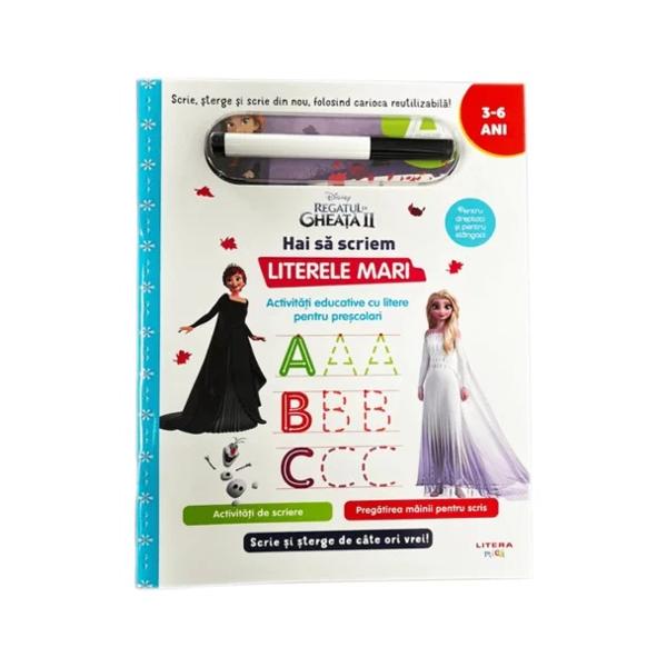 Prin activit&259;&539;ile din aceast&259; carte perfect&259; pentru vârsta pre&537;colar&259; cei mici vor putea• s&259; identifice imagini ale c&259;ror cuvinte încep cu fiecare liter&259; din alfabet;• s&259;-&537;i dezvolte coordonarea mân&259;-ochi;• s&259; se preg&259;teasc&259; pentru scris;• s&259; recunoasc&259; imagini &537;i litere;• s&259; înve&539;e s&259; 