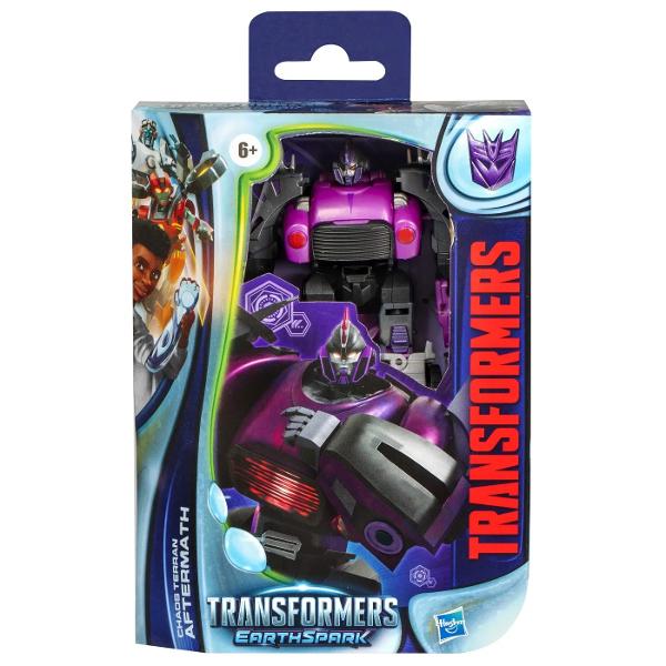 Transformers EarthSpark prezinta o noua generatie de roboti Transformers - primii roboti Transformers care s-au nascut pe Pamant Împreuna cu familia de oameni care i-a primit si a avut grija de ei acestia vor redefini insemnatatea unei familii Figurinele din gama Deluxe aduc la viata robotii Transformers de pe ecranul TV direct in casa dvs Jucariile robot din gama Deluxe includ personajele Transformers populare din serialul de animatie TV Transformers EarthSpark la o dimensiune 