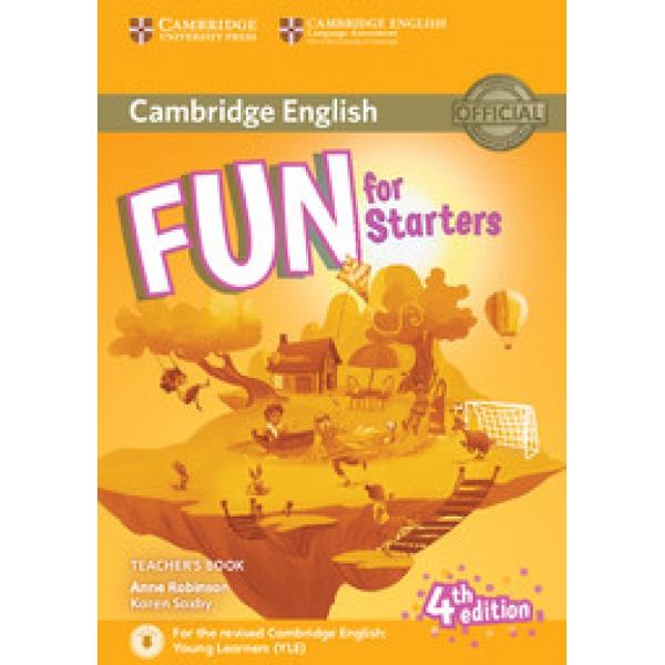 Product description Fourth edition of the full-colour Cambridge English Young Learners YLE preparation activities for all three levels of the test Starters Movers Flyers updated to reflect the new revised specifications which will be out in January 2018 Fun for Starters provides full-colour preparation material for the Cambridge English Starters Fun activities balanced with exam-style questions practise all the areas of the syllabus in a communicative way The material is 