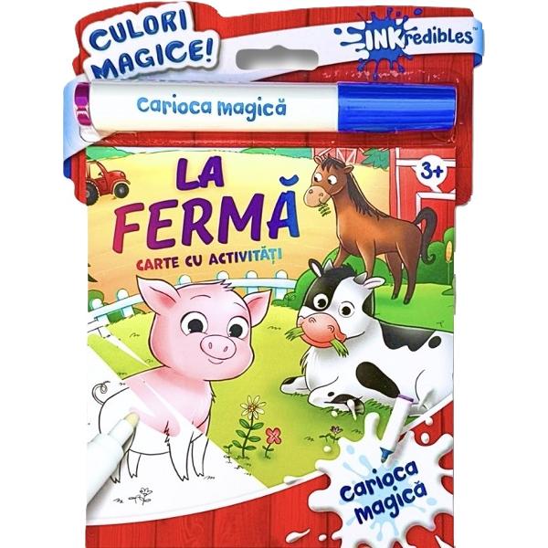 Carioca magica va dezvaluie o lume a culorilorIn hambar totul se pastreaza in siguranta Ce este inauntrul hambarului Coloreaza imaginea Poti sa gasesti 4 baloti 3 furciAVERTISMENT Contraindicat copiilor mai mici de 3 ani Produsul poate contine componente mici care se pot inghiti existand pericolul de sufocare A se utiliza sub directa supraveghere a unui adult