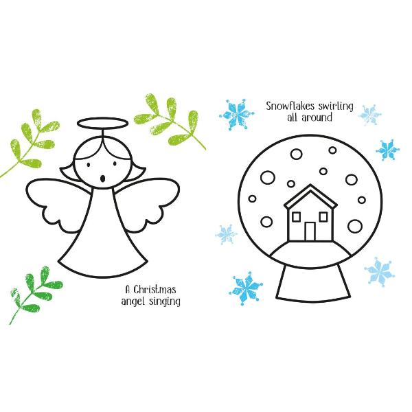 From Santa to snowmen little children will love the magical illustrations in this festive early years colouring book Bold simple outlines and large areas to colour in make this book ideal for developing pencil control skills 