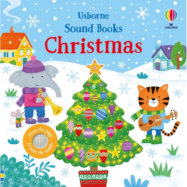 Little children will love pressing the buttons in this delightful little book to hear five sounds that conjure up the Christmas spirit From jingling bells to roaring fires and reindeer whooshing through the sky the festive sounds and beautiful scenes make it a perfect stocking filler There are presents to spot on every page too 